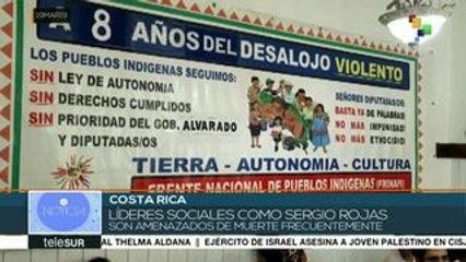Costa Rica: es asesinado el líder indígena Sergio Rojas