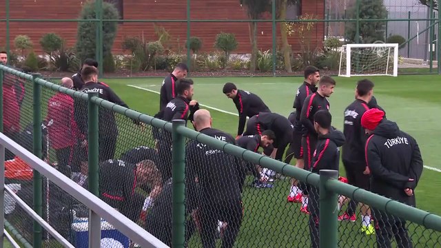 A Milli Futbol Takımı hazırlıklarını sürdürdü - İSTANBUL