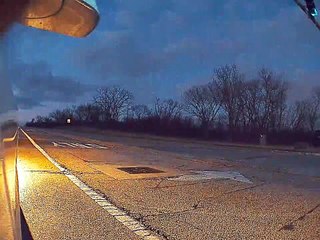 Tesla Side Camera Captures Deer Clipped by Car