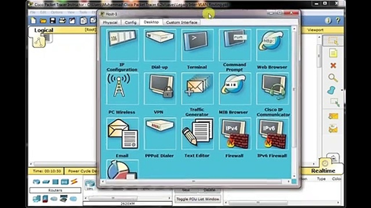 Legacy Inter VLAN Routing