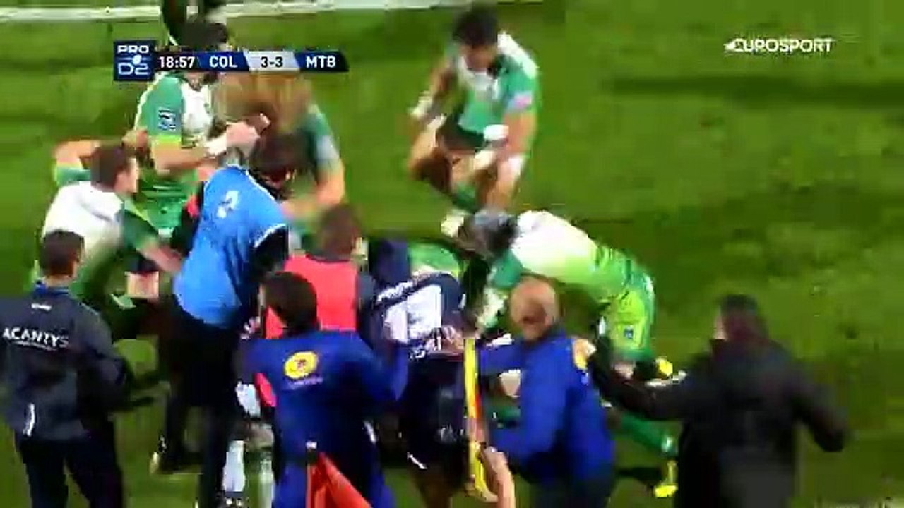 Rugby Pro D2  la bagarre générale contre Colomiers et Montauban