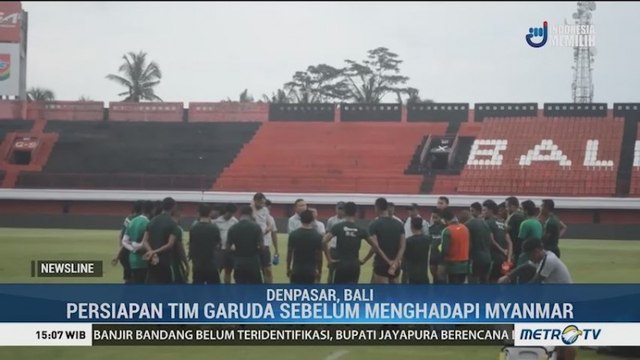 Persiapan Timnas Indonesia Senior Hadapi Myanmar