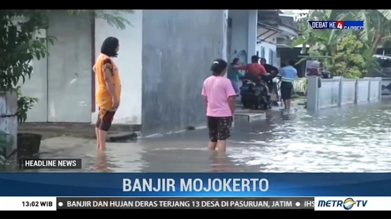 Warga Mojokerto Memilih Bertahan di Rumah Meski...