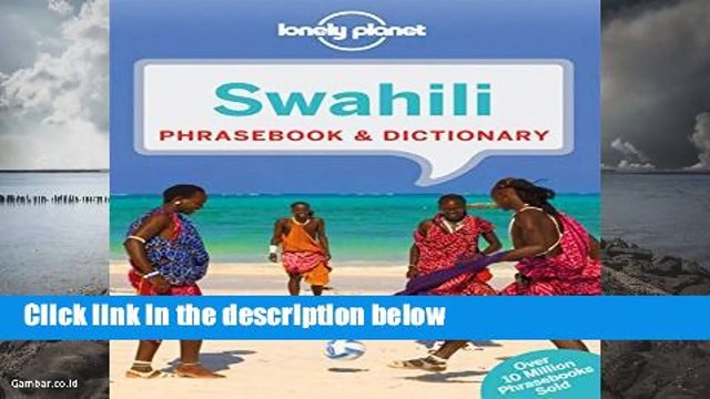 Library Lonely Planet Swahili Phrasebook Dictionary - Lonely Planet