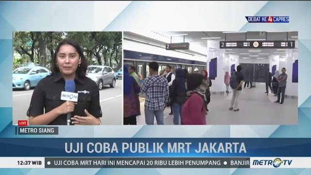 Kuota Uji Coba Publik MRT Jakarta Ditambah