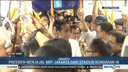 Presiden akan Resmikan Operasional MRT Jakarta
