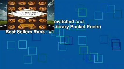 Descargar video: Full version  Poems Bewitched and Haunted (Everyman s Library Pocket Poets)  Best Sellers Rank : #1