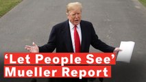 Trump: If Public Wants To See Mueller Report 'Let Them See It'