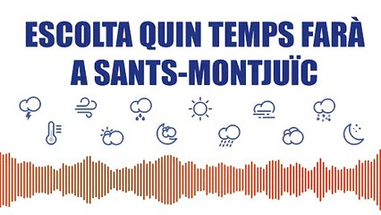 Previsió del temps a Sants-Montjuïc