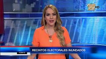 Recintos electorales inundados en el Guayas