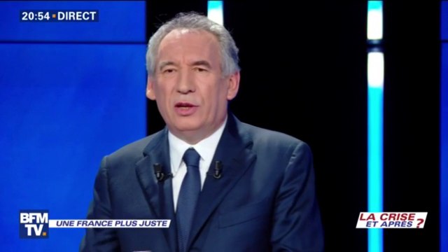 François Bayrou: Optimisation et exonération fiscales détruisent auprès des Français l'idée que tout le monde est soumis à l'impôt