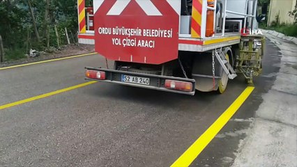 Ordu yollarına 353 km çizgi çizildi