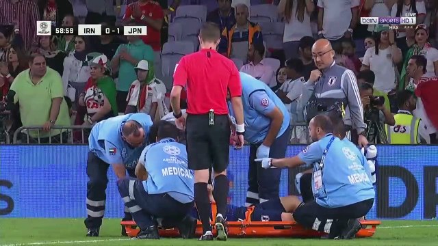 الشوط الثاني مباراة اليابان و ايران 3-0 نصف نهائي كاس اسيا 2019