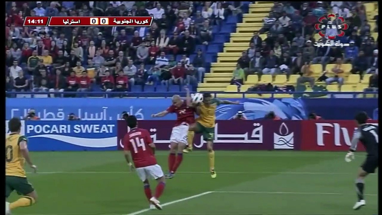الشوط الاول مباراة استراليا و كوريا الجنوبية 1...