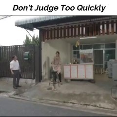 _ - لا نحكم على ذلك بسرعة  Do not judge so quickly