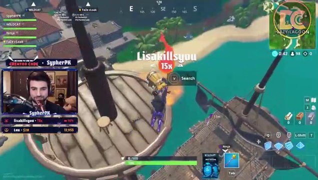 Fortnite Tfue TRAP KILLS Ninja After They Have The CRAZIEST Battle In The Final Zone!