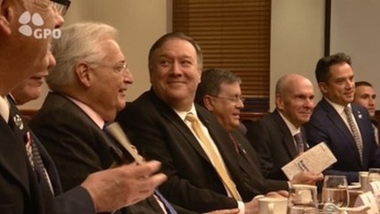 Pompeo reafirma en Jerusalén el compromiso de EEUU con la seguridad de Israel