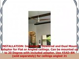 Craftmade SON52CH70WAL Sonnet Chrome 70 Ceiling Fan with BSON70WAL Walnut Blades