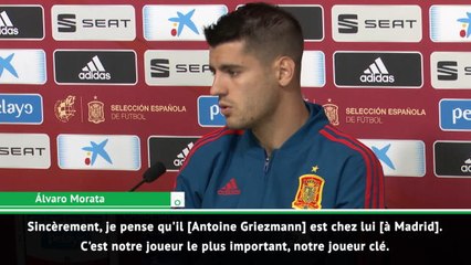Atlético - Morata : "Griezmann est chez lui à Madrid"