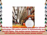 ENERLITES High Bay 360 Degree Passive Infrared PIR Ceiling Occupancy Motion Sensor