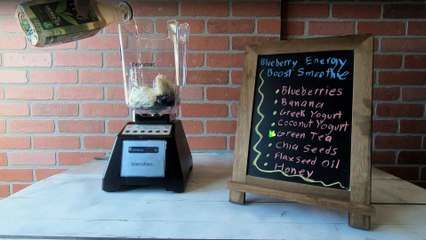 Blueberry Energy Boost Smoothie. A Daphne Oz Smoothie Recipe