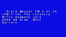 Field Manual FM 3-21.10 (FM 7-10) The Infantry Rifle Company July 2006 US Army  Best Sellers
