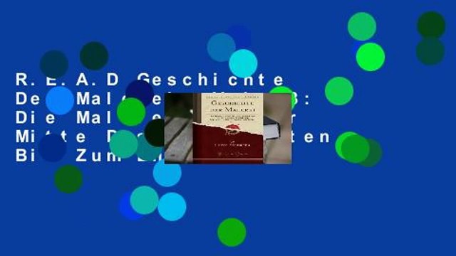 R.E.A.D Geschichte Der Malerei, Vol. 3: Die Malerei Von Der Mitte Des Sechzehnten Bis Zum Ende Des