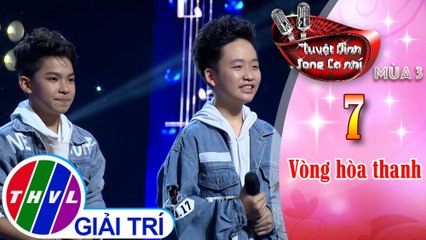 THVL | Tuyệt đỉnh song ca nhí Mùa 3 - Tập 7[4]: Chào buổi sáng – Huy Trường, Duy Linh