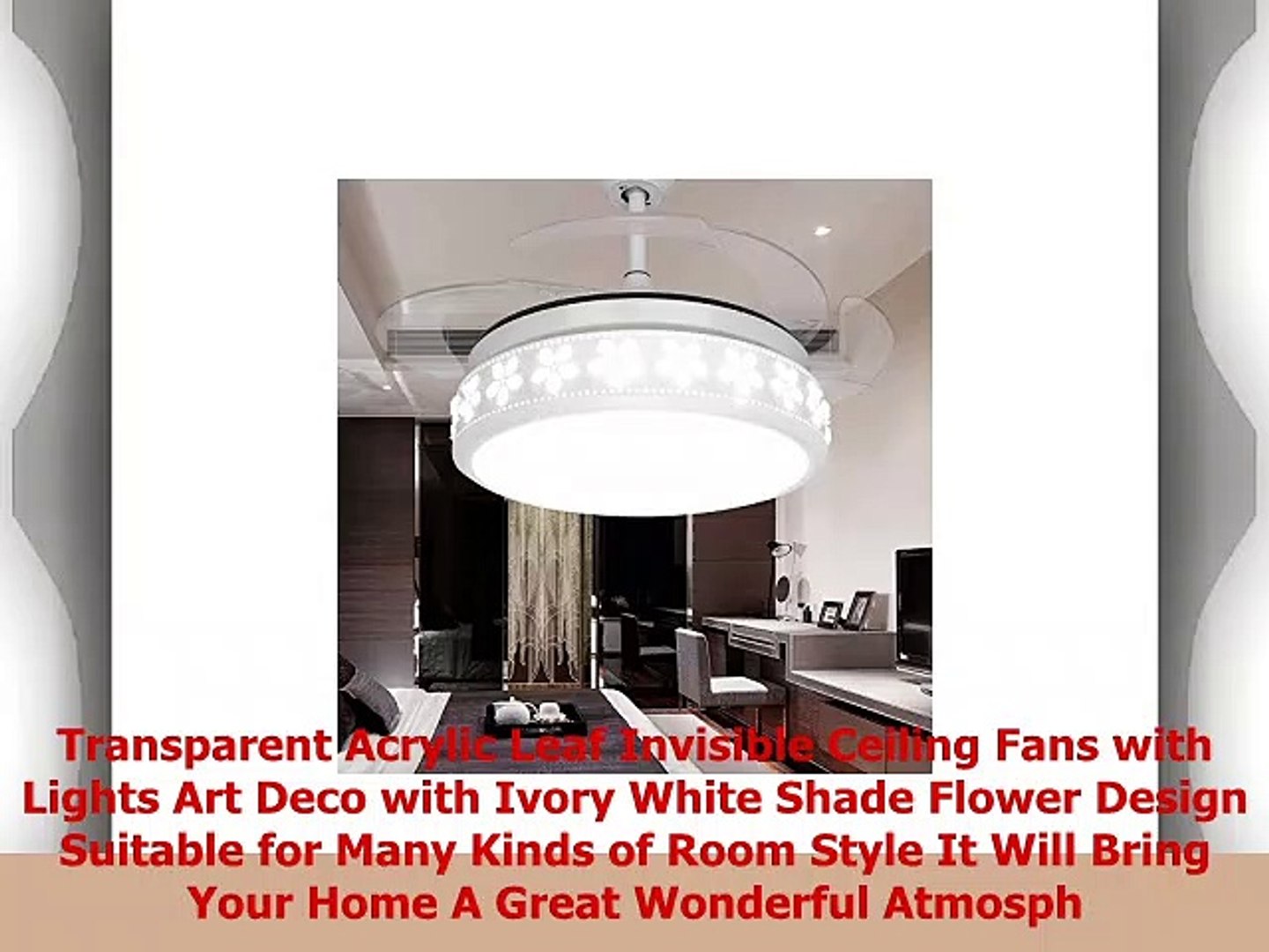 Colorled 42 Inch Led Ceiling Fans With Remote 36w Three Changing