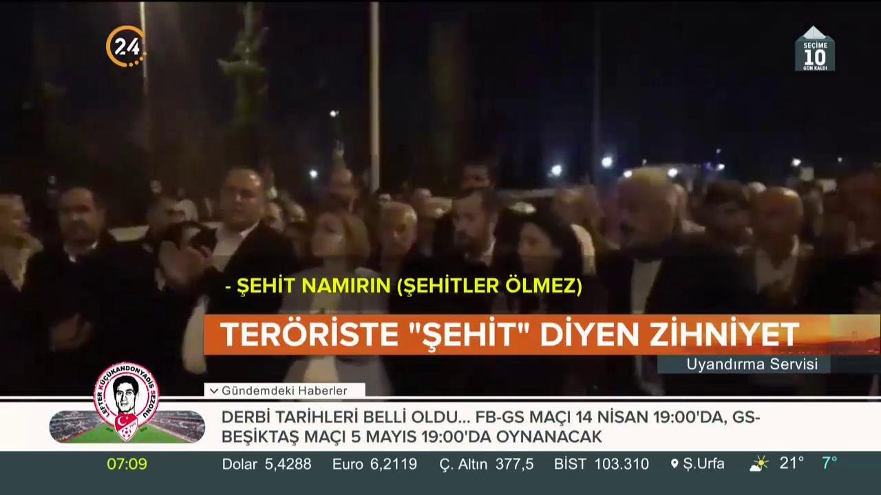 Teröriste şehit dediler