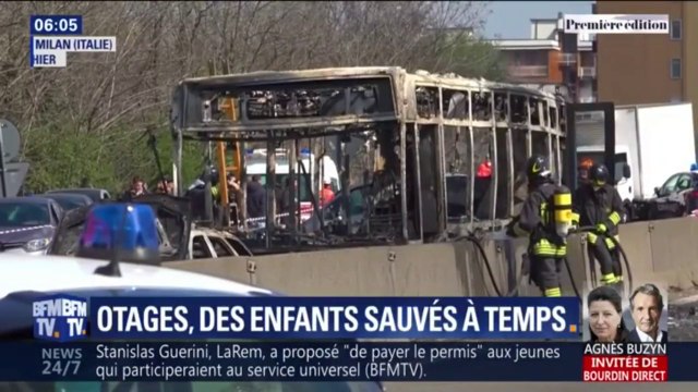 À Milan, des collégiens pris en otage par leur chauffeur de bus