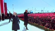 Cumhur İttifakı'nın 'Büyük İstanbul Mitingi' Cumhurbaşkanı Erdoğan'ın gelişi - İSTANBUL