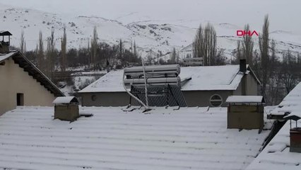 Adıyaman Çelikhan'da Kar Yağışı