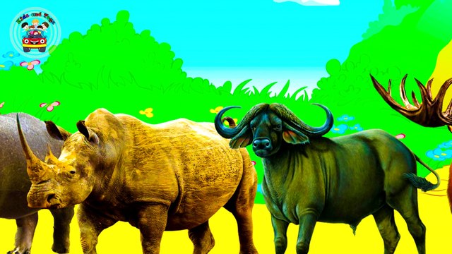 Wild animals name and sound - Farm animals name and sound - Kids And Toys