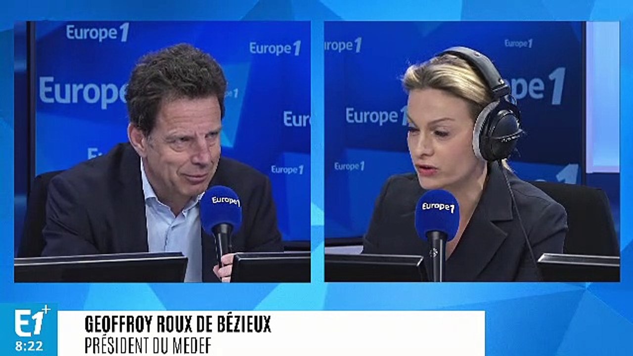 Geoffroy Roux de Bézieux : "On ne peut pas continuer à travailler moins que les autres"