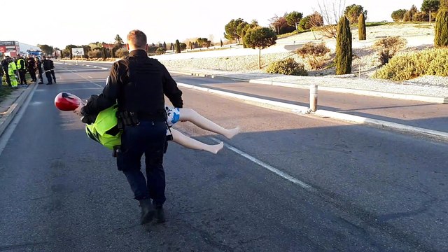 Les cabanes des Gilets jaunes démolies ce jeudi matin