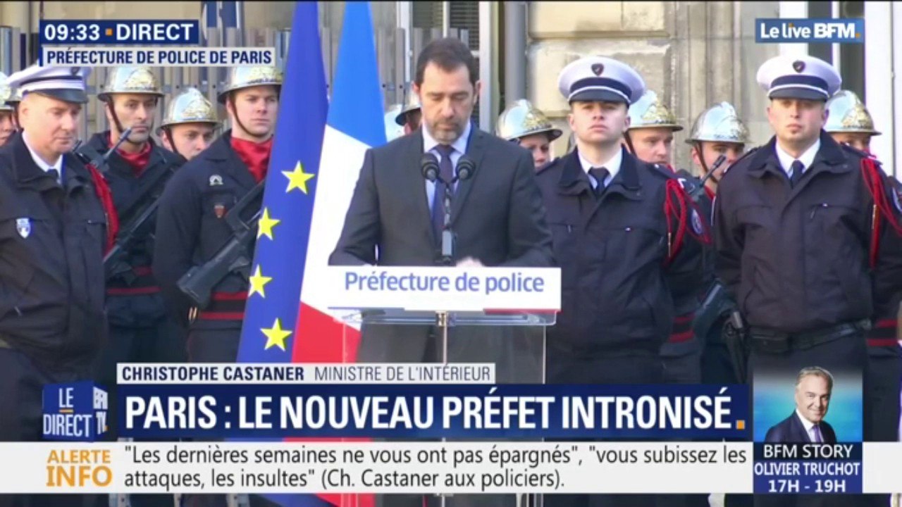 Christophe Castaner: "La place des black blocs...