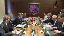 Dışişleri Bakanı Çavuşoğlu, Yunan mevkidaşı ile bir araya geldi