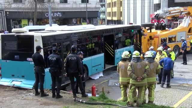 İstanbul Beyazıt'taki Otobüs Kazasının Görgü Tanıkları O Anları Anlattı