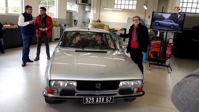 Lauréat du concours Ma Peugeot rénovée il retrouve son coupé 504 refait quasiment à neuf