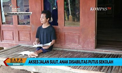 Akses Jalan Sulit, Anak Disabilitas di Sukabumi Putus Sekolah