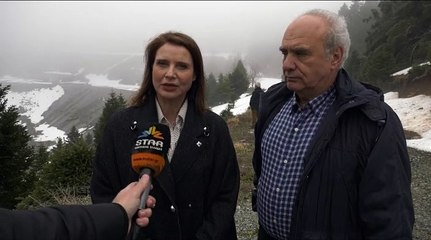 Η Κ.Μπατζελή στο φράγμα των Μανικίων