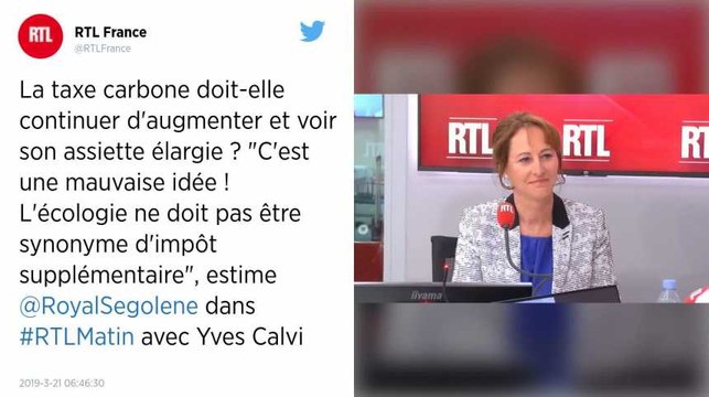 Taxe carbone. Ségolène Royal a rejeté la nouvelle version proposée par le Conseil d’analyse économique.