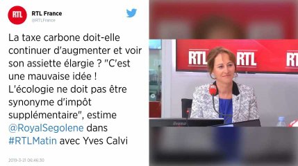 Taxe carbone. Ségolène Royal a rejeté la nouvelle version proposée par le Conseil d’analyse économique.