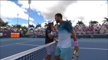Miami - Tsonga sort lors des qualifications