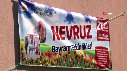 Edirne’de nevruz ateşi yakıldı
