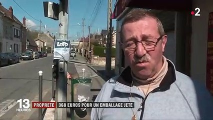 Oise : 368 euros d'amende pour un emballage jeté sur la voie publique