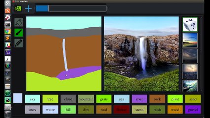 GauGAN, la IA de Nvidia que transforma dibujos en fotografías