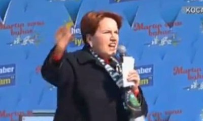 Meral Akşener mitingte izletti: Çocuklar çalıştırın bakayım şu videoyu...