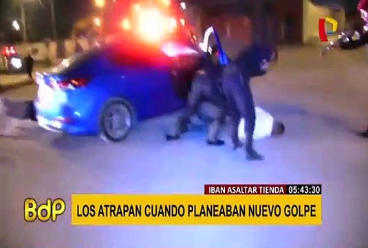 Policía capturó a presuntos ladrones en Santa Clara y SJL